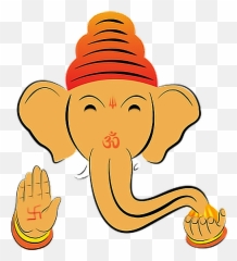 Lord God Vinayak Ganesh Foreground - Clip Art Emoji