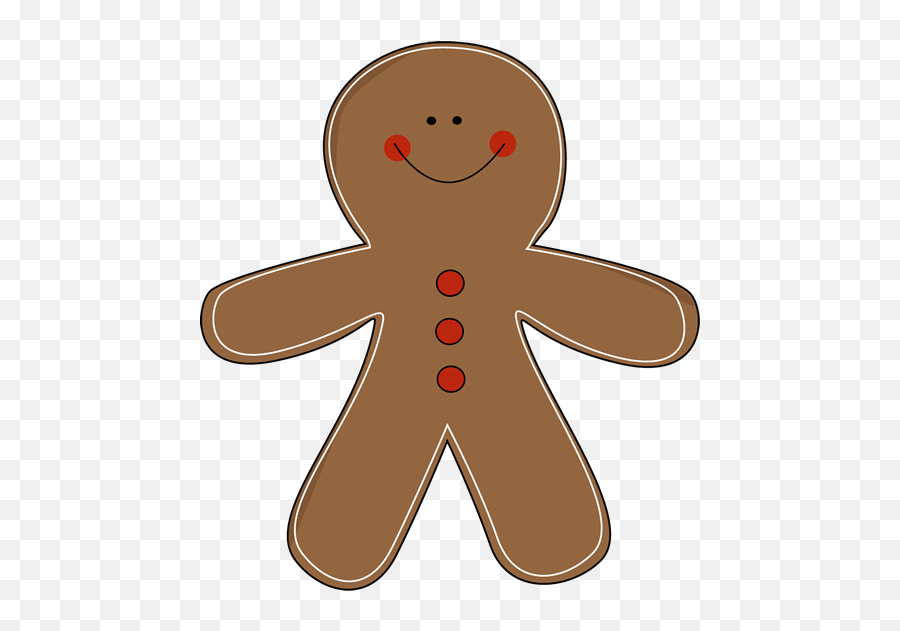 Free Gingerbread Man Clip Art - Gingerbread Boy Clipart Emoji,Gingerbread Man Emoji