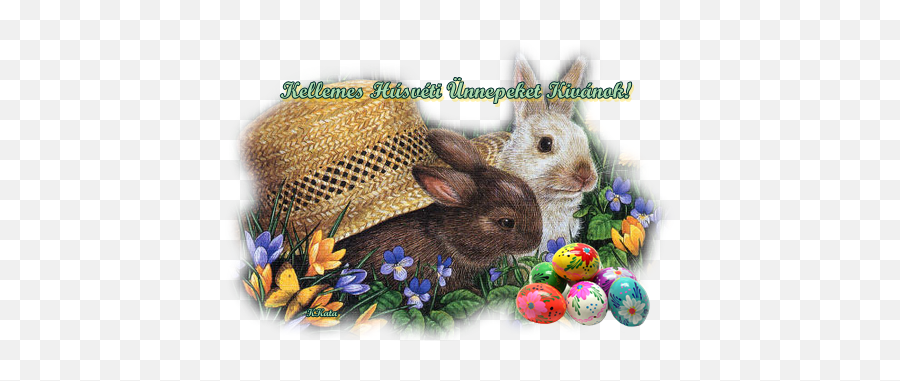 Easter Easter - Domestic Rabbit Emoji,Emoji Rabbit And Egg