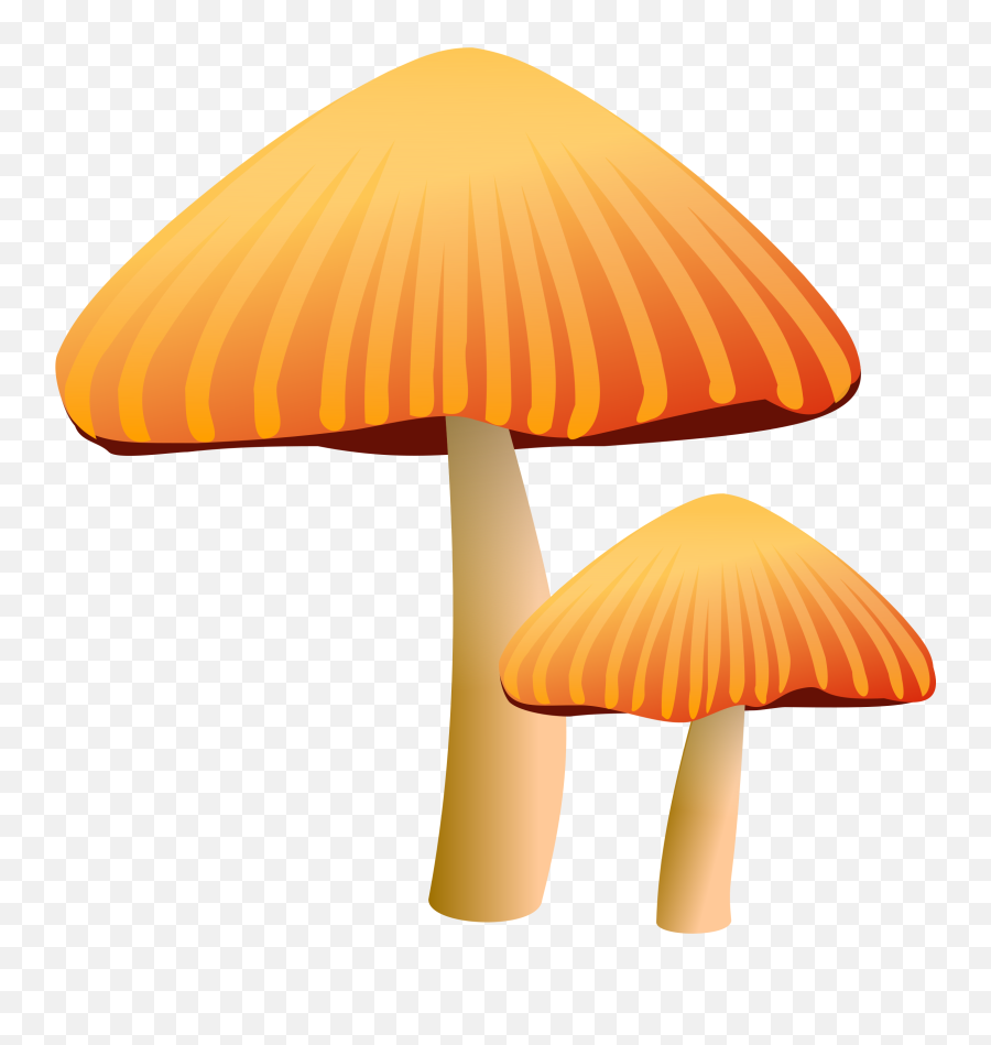 Clipart Orange Mushroom - Mushroom Clip Art Emoji,Emoji Mushroom