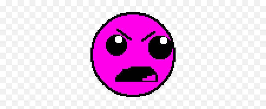 The Insane Face In Geometry Dash - Militaires Sans Frontieres Emoji,Insane Emoticon