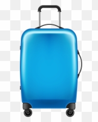 Suitcase Baggage Trolley Bag Tag Travel - Transparent Background Suitcase Transparent Emoji,Suitcase Emoji
