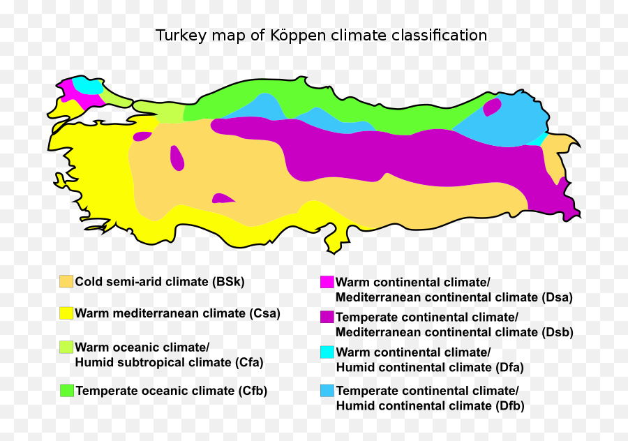 Climate Classification - Climate Regions Of Turkey Emoji,Turkey Text Emoticon