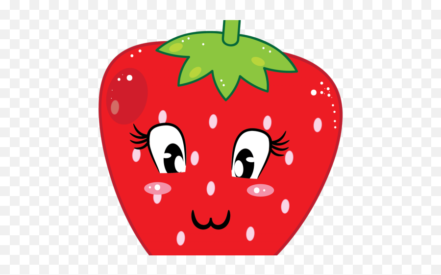 Milkshake Clipart Cartoon Strawberry - Cute Strawberry Cute Clip Art Fruit Emoji,Strawberry Emoji