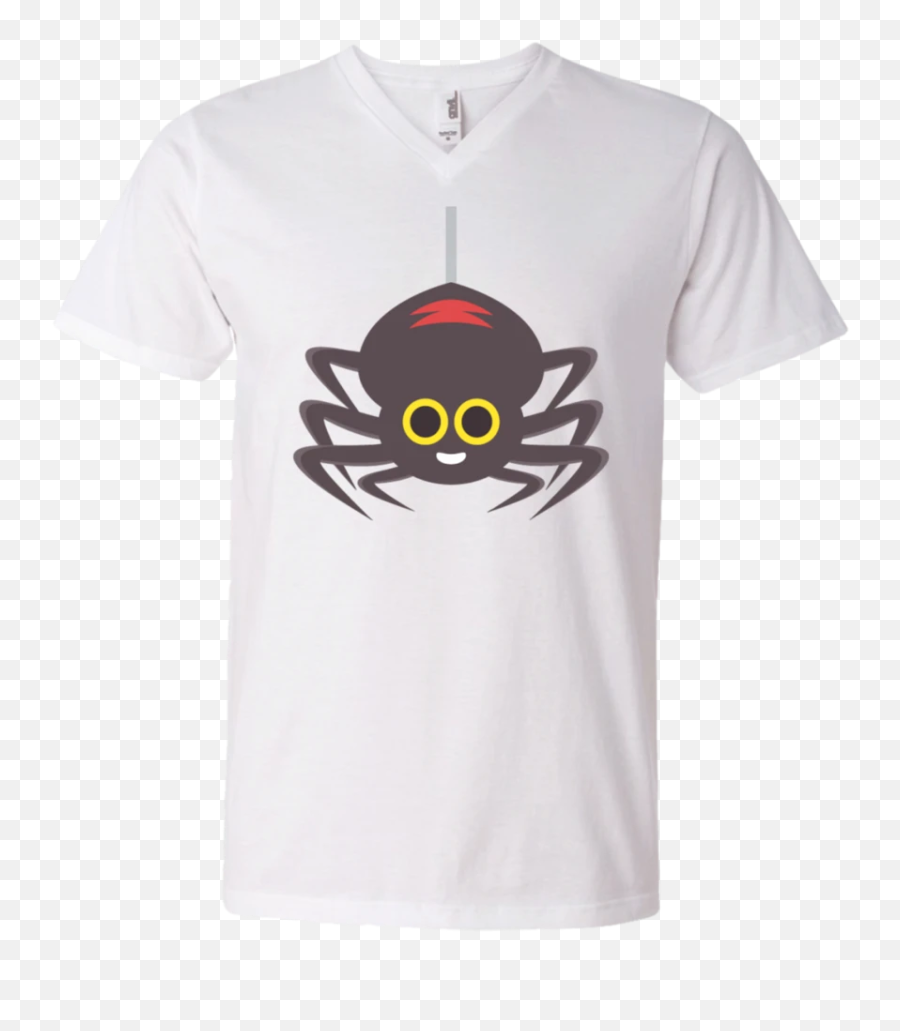 Happy Spider Emoji Menu0027s V - Neck Tshirt U2013 That Merch Store,Women's Emoji Shirt