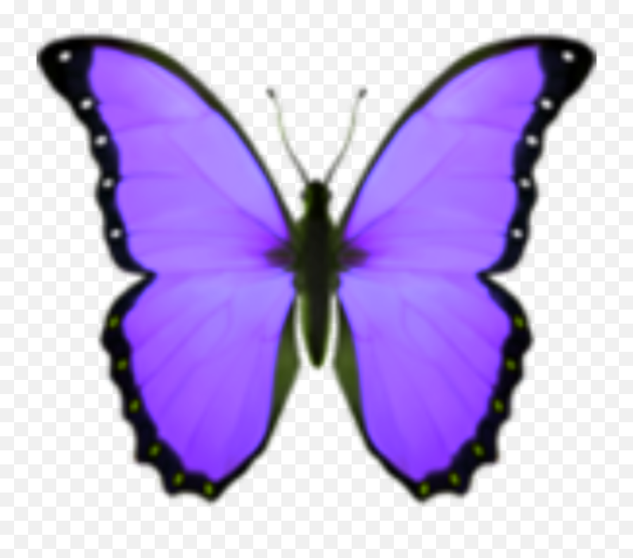 Purpleemojibutterfly Sticker By Josephine - Girly Emoji,Purple Emoji