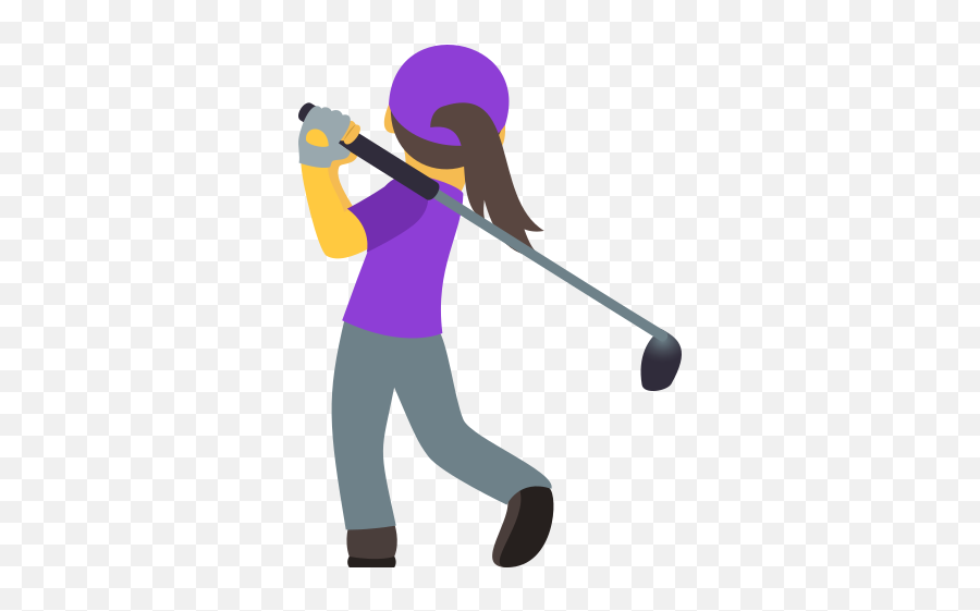 Emoji A Woman Playing Copy And Paste Golf Wprock - Golf Emoji,Soccer Emoji