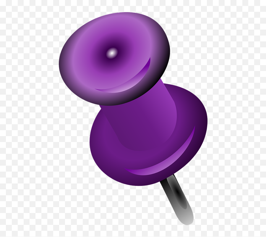 Free Violet Purple Vectors - Purple Push Pin Png Emoji,Diamond Emoticon
