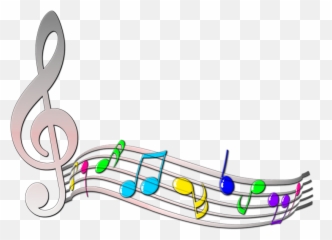 Clipart Music Treble Clef - Melody Emoji