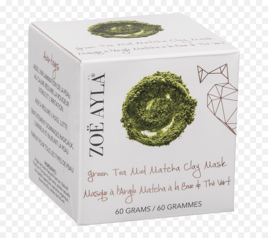Zoe Ayla Green Tea Mud Matcha Clay Mask - Box Emoji,Green Tea Emoji
