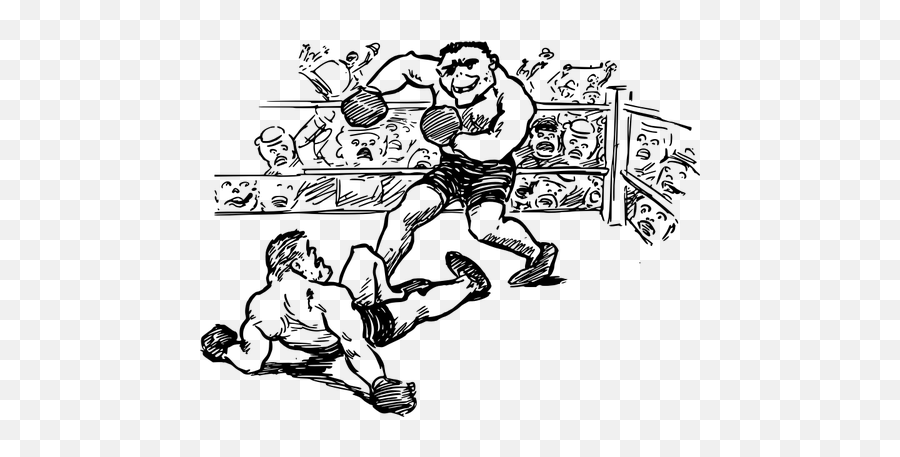 Boxing Match Drawing - Boxing Sports Drawing Emoji,Boxer Emoticon