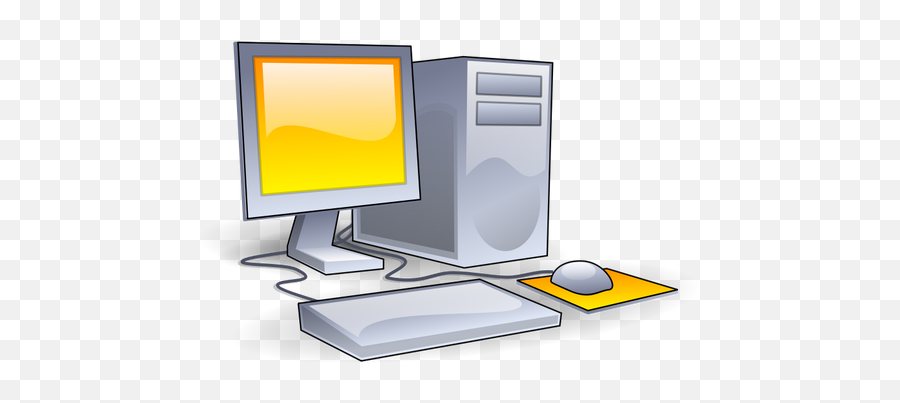 Old Style Computer Vector Graphics - Computer Clip Art Emoji,Emoji Mac Keyboard