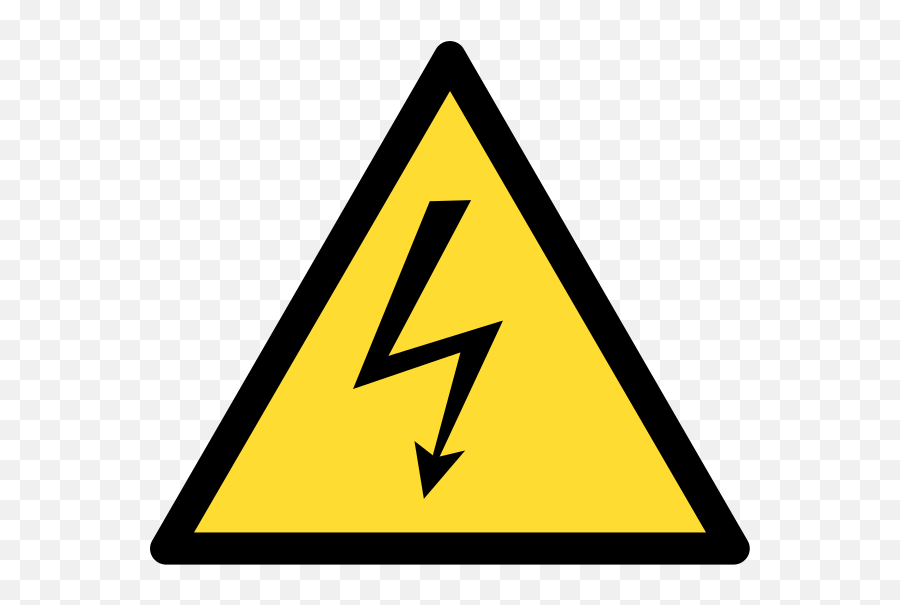 Png High - Warning Signs Electric Shock Emoji,High Voltage Emoji