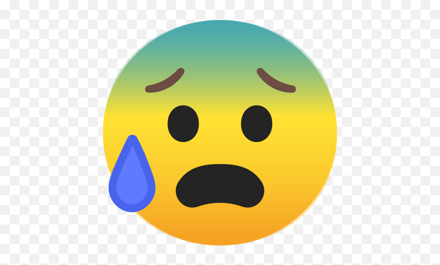 Anxious Face With Sweat Emoji - Emoji Ansioso,Sweat Emoji