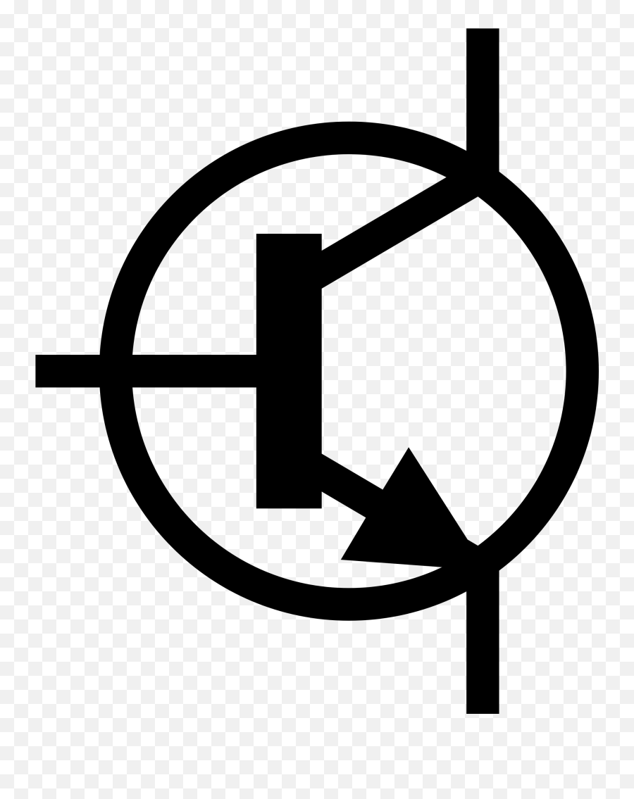Symbol Bipolar Junction Transistor Npn - Transistor Svg Emoji,Bipolar Emoji