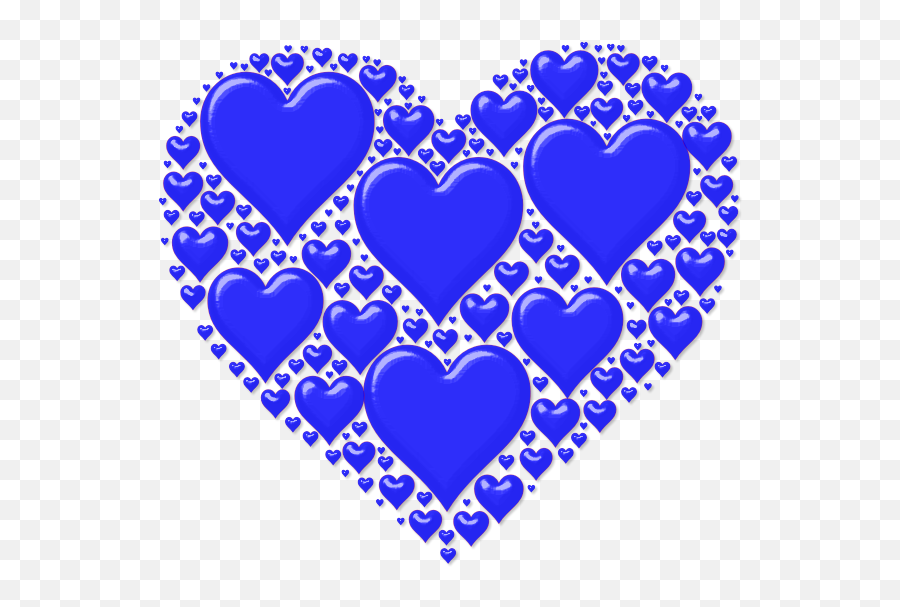 Vector Image Of Blue Heart Made Out Of - Sweet Love Images Download Full Hd Emoji,Two Pink Hearts Emoji