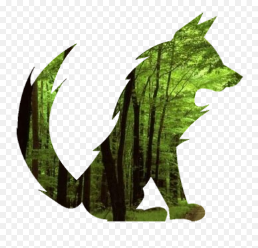 Green Forest Fox Vector Clipart Image - Green Fox Emoji,Michigan Football Emoji