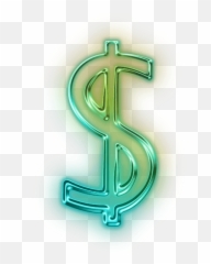 Eyes Cliparts Download Free Art - Transparent Neon Dollar Sign Emoji