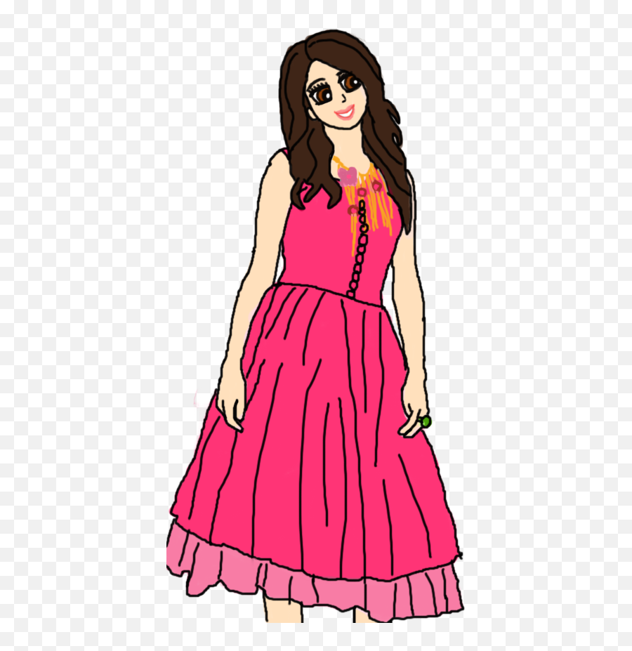 Selena Gomez Cartoon - Illustration Emoji,Selena Emoji