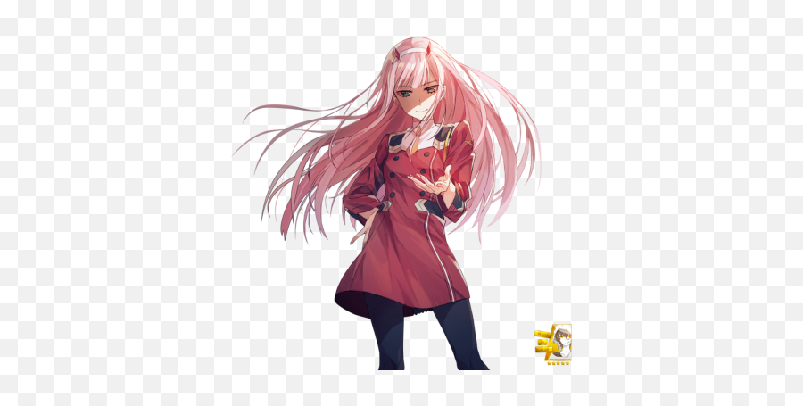 Two Png And Vectors For Free Download - Zero Two Darling In The Franxx Png Emoji,Zero Two Emoji