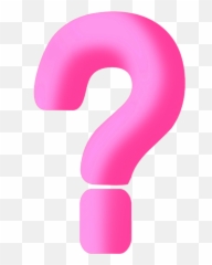 Questionmark Question Punctuation Pink - Clip Art Emoji,Question Mark Emoji