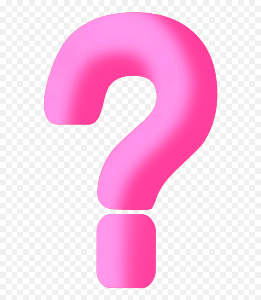 Questionmark Question Punctuation Pink - Clip Art Emoji,Question Mark Emoji