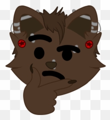 Big Thonk By D1ckh3ad69 - Fur Affinity Dot Net Cartoon Emoji,Thonk Emoji