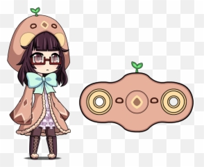 Fidget spinner clipart dabbing fidget - Gacha Characters With No Backgrounds Emoji