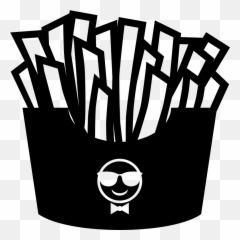 Emojione Bw 1f35f - Vector Logo Papas Fritas Png