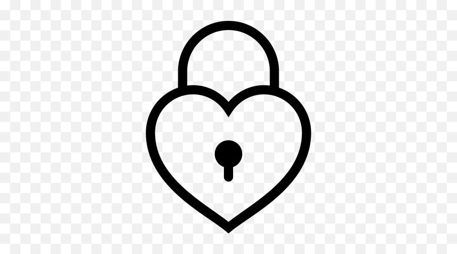 Heart Lock Icon - Icon Emoji,Lock And Key Emoji