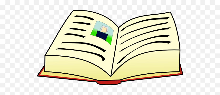 Open Book Clip Art Vector Free Svg - Textbook Clipart Png Emoji,Open Book Emoji