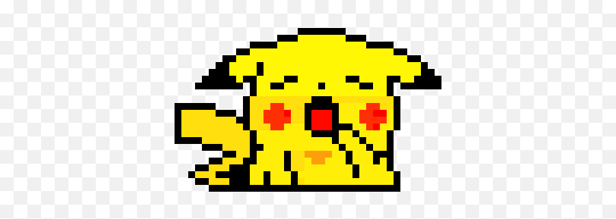 Pixel Art Gallery - Pikachu Pixel Art Emoji,Pikachu Emoji Text