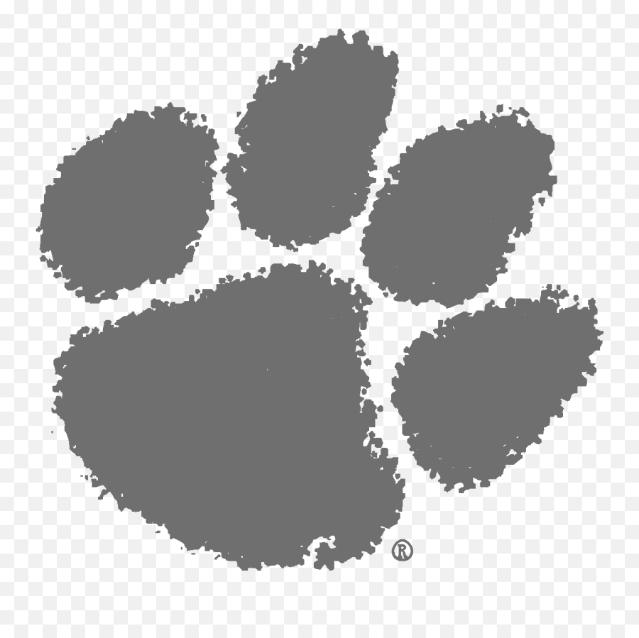 Clemson Tiger Paw Clipart - Clemson Tiger Paw Logo Emoji,Clemson Tiger Paw Emoji