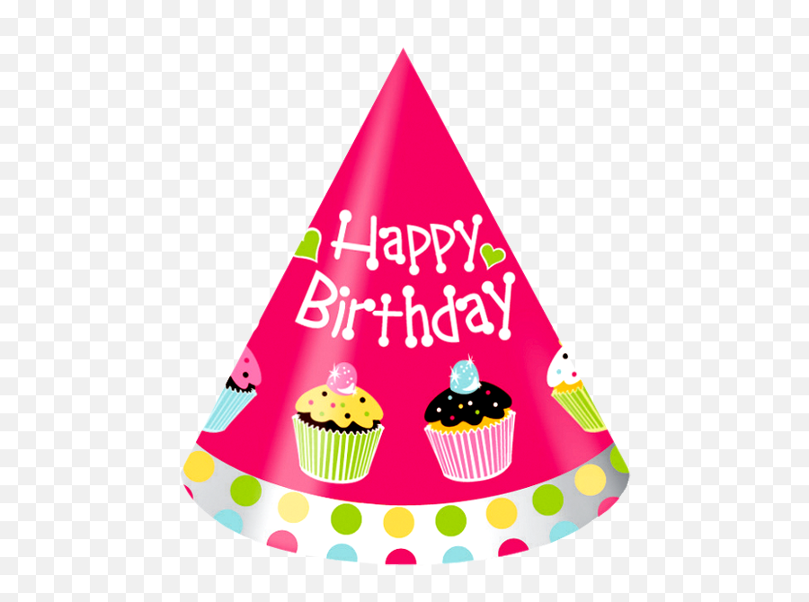 Birthday Hat Transparent Png - Party Hat Happy Birthday Transparent Background Emoji,Emoji Party Hats