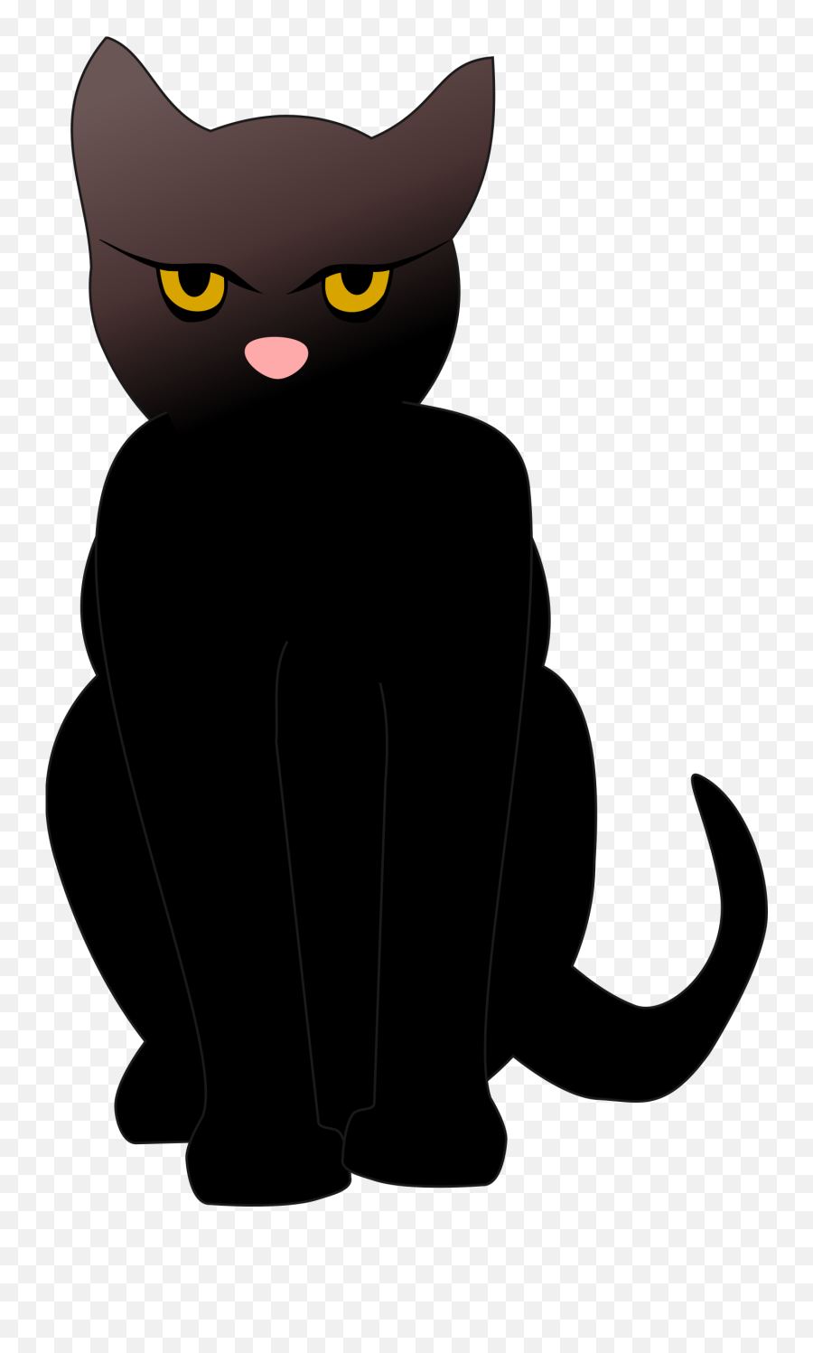 This Free Icons Png Design Of Dark Cat - Cat Clipart No Transparent Background Clip Art Cat Png Emoji,Lucky Cat Emoji