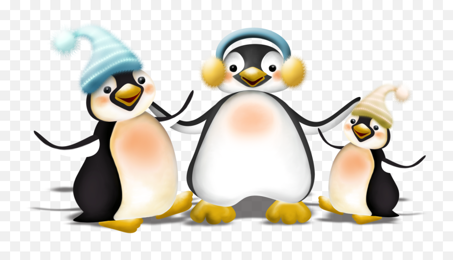 Penguin Clipart Penguin Art - Familia De Pinguinos Png Emoji,Cursive Emoji