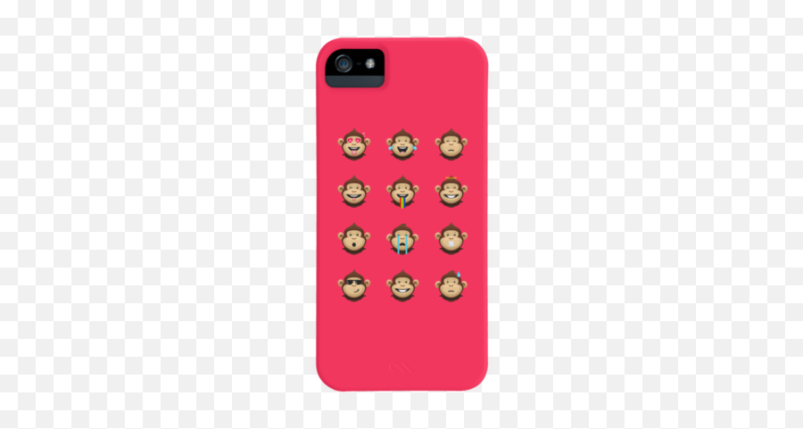 Best Pink Monkey Phone Cases Design By Humans - Iphone Emoji,Monkey Emoji