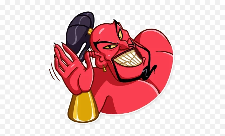 Emotions Stickers For Whatsapp Page 93 - Evil Genie Sticker Emoji,Genie Emoji