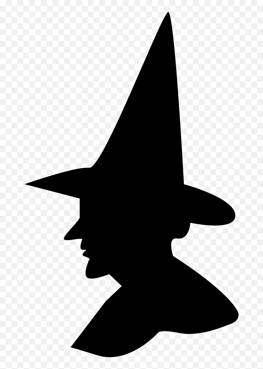 Ghost Clipart Silhouette Ghost Silhouette Transparent Free - Easy Witch Silhouette Emoji,Witch On Broom Emoji