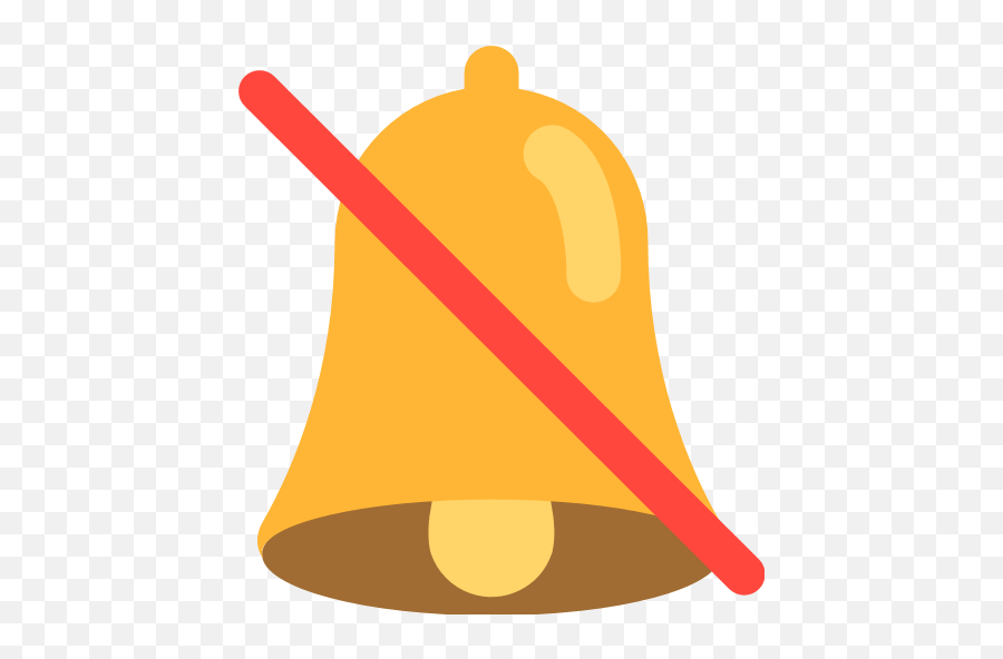 Bell With Cancellation Stroke - Bell With A Line Through Emoji,Emoji Bell Line