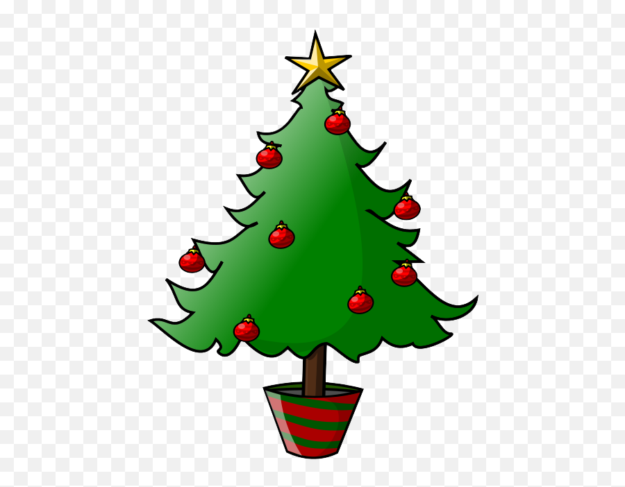 Christmas Tree Star Clipart - Free To Use Christmas Tree Emoji,Xmas Emoji