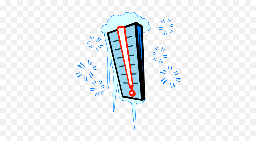 Freezing Cold Temperatures Clipart - Thermometer Clipart Cold Emoji,Freezing Cold Emoji