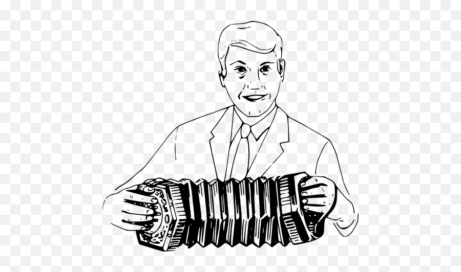 Vector Clip Art Of A Man Playing - Draw People Playing Musical Instruments Emoji,Emoji Man And Piano