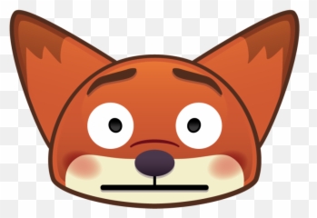 Mq Disney Fox Head Emoji Emojis - Judy Hopps Emoji,Fox Emojis