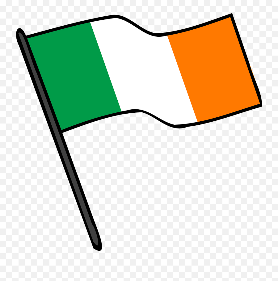 Ireland Flag Irish National Country - Irish Flag Clip Art Emoji,Irish Flag Emoji