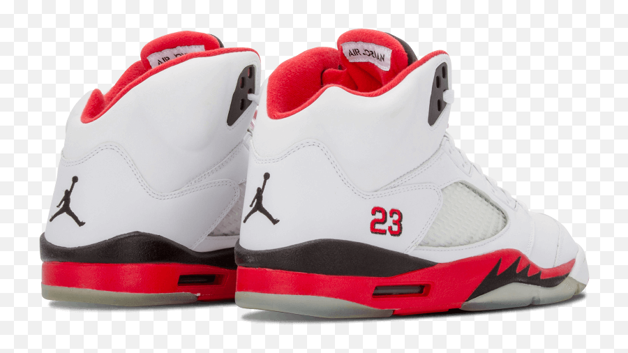 Air Jordan 5 Red - Air Jordan 5 Back Emoji,Air Jordan Emoji