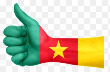 Cameroon Flag Hand Country Africa - Telecharger Drapeau Du Cameroun Emoji,Cameroon Flag Emoji