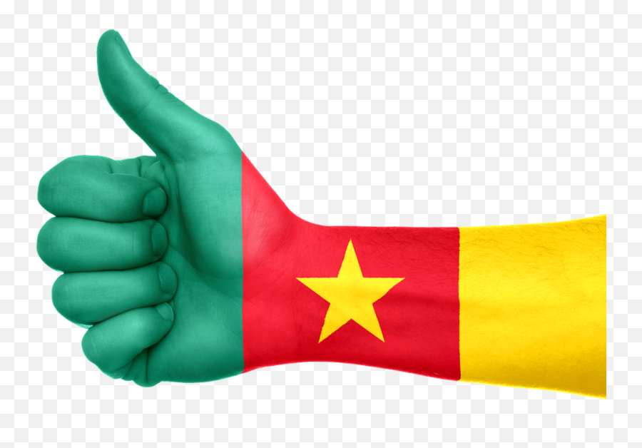 Cameroon Flag Hand Country Africa - Telecharger Drapeau Du Cameroun Emoji,Cameroon Flag Emoji
