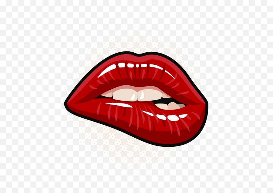 Lips Clipart Png Image - Lip Bite Png Emoji,Bite Lip Emoji