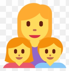 Twemoji2 1f469 - Emojis De Una Familia